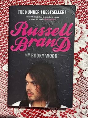 Russell Brand My Booky Wook - Black Cover with Pink Title